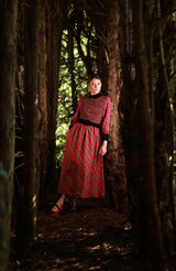 Victoria Woodhull Women's Dress Royal Stewart with with Nutcracker Hand Smocking