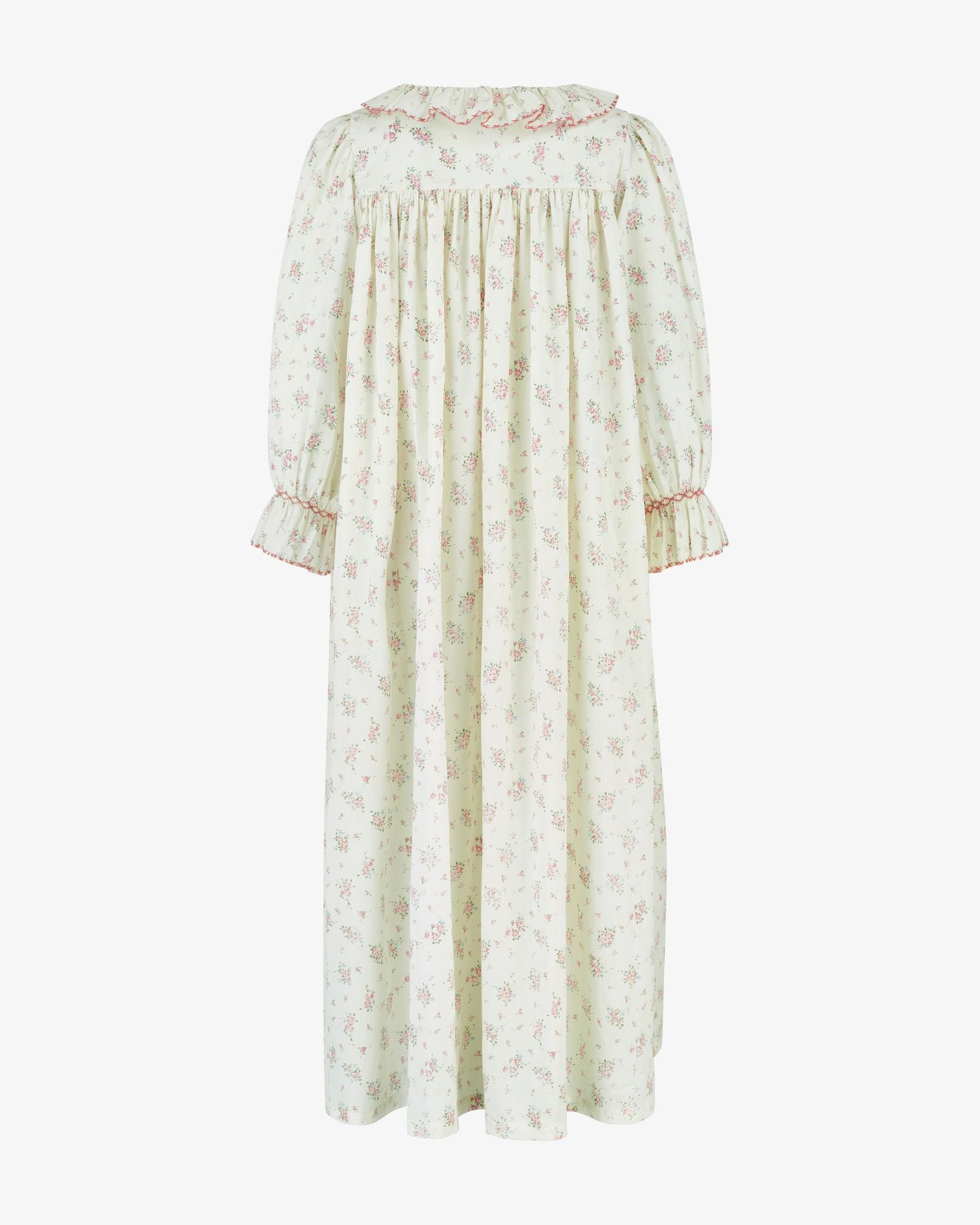 Nightingale Women's Dress Rosebud Chintz with Peony Hand Smocking