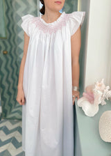 Ada Lovelace Women's Night Dress with Kir Royale Hand Smocking