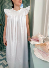 Ada Lovelace Women's Night Dress with Pearl Hand Smocking