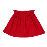 Annie Sullivan Skirt Scarlett Needlecord with Full Moon Hand Smocking