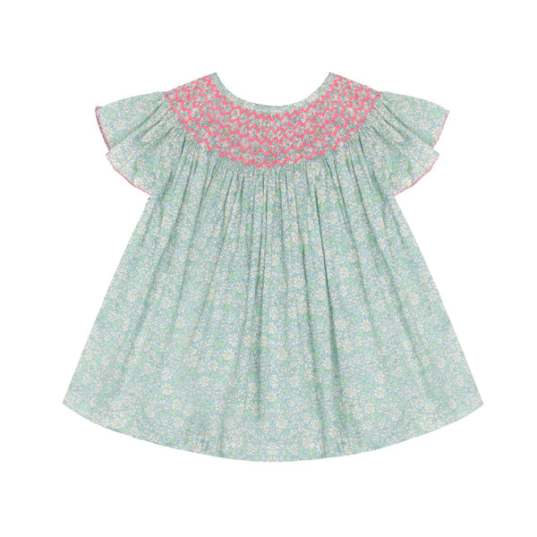 Coco Blouse with Barbilicious Hand Smocking made with Liberty Alice W
