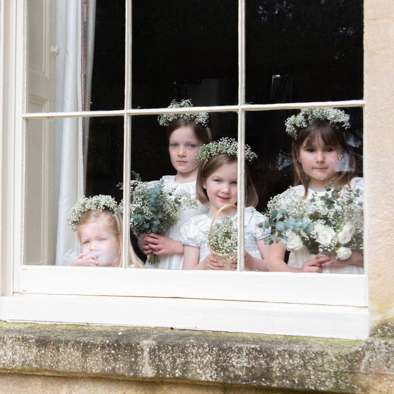 Diana Special Occasion Dress with Madonna Lily Hand Smocking