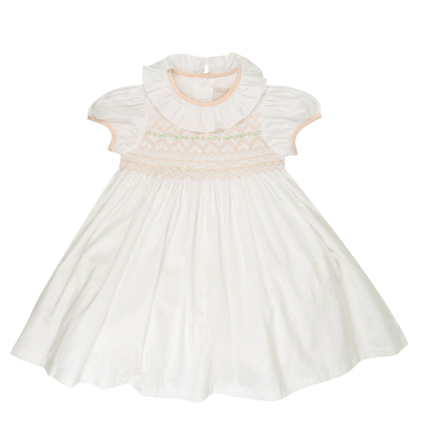 Diana Special Occasion Dress with Seashell Hand Smocking