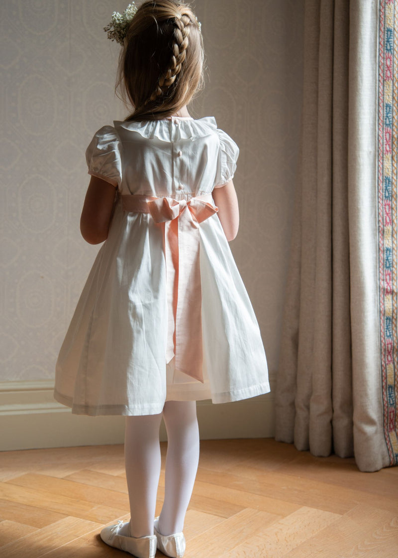 Diana Special Occasion Dress with Seashell Hand Smocking