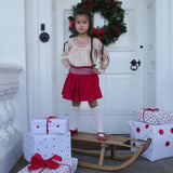 Joan of Arc Blouse with North Star Hand Smocking made with Liberty Adelajda Fabric
