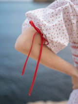 Josefine Butler Dress Bonne Maman Cotton with Cherry Bakewell Hand Smocking