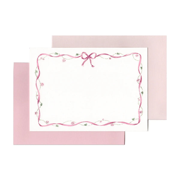 Memo Press x Smock London Rose Garland Notecards Set of 10