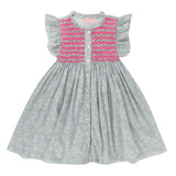 1-2y Mirabai Dress with Barbilicious Hand Smocking made with Liberty Alice W