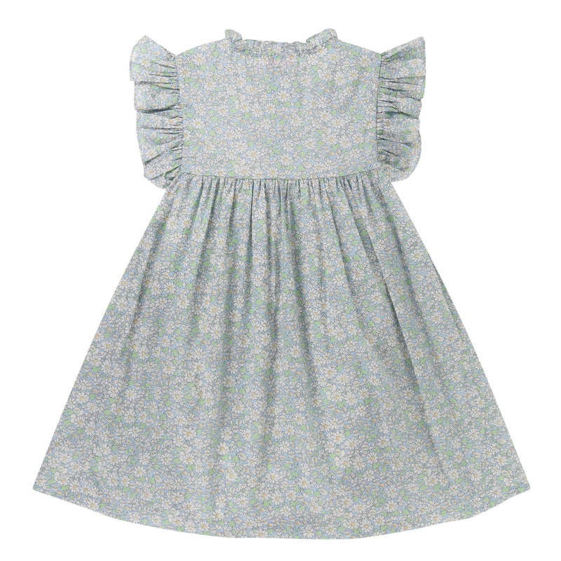 1-2y Mirabai Dress with Barbilicious Hand Smocking made with Liberty Alice W