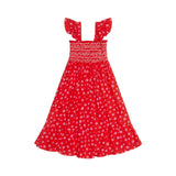 Rachel Carson Dress Funky Dalmatian with Jammy Dodger Hand Smocking