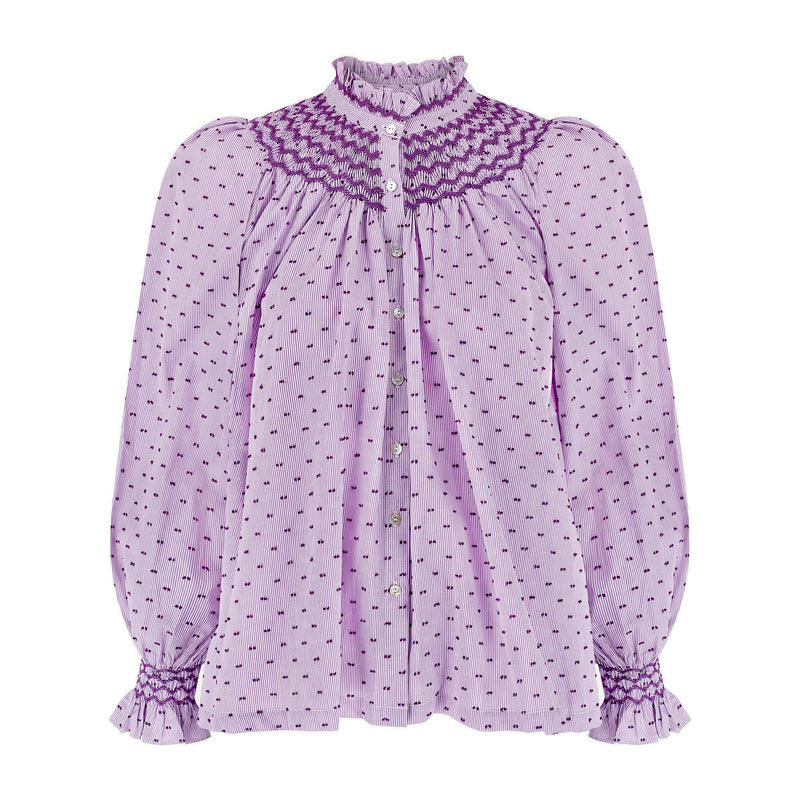 Scholl Blouse Imperial Plumetti with Sunmaid Hand Smocking Edition 27