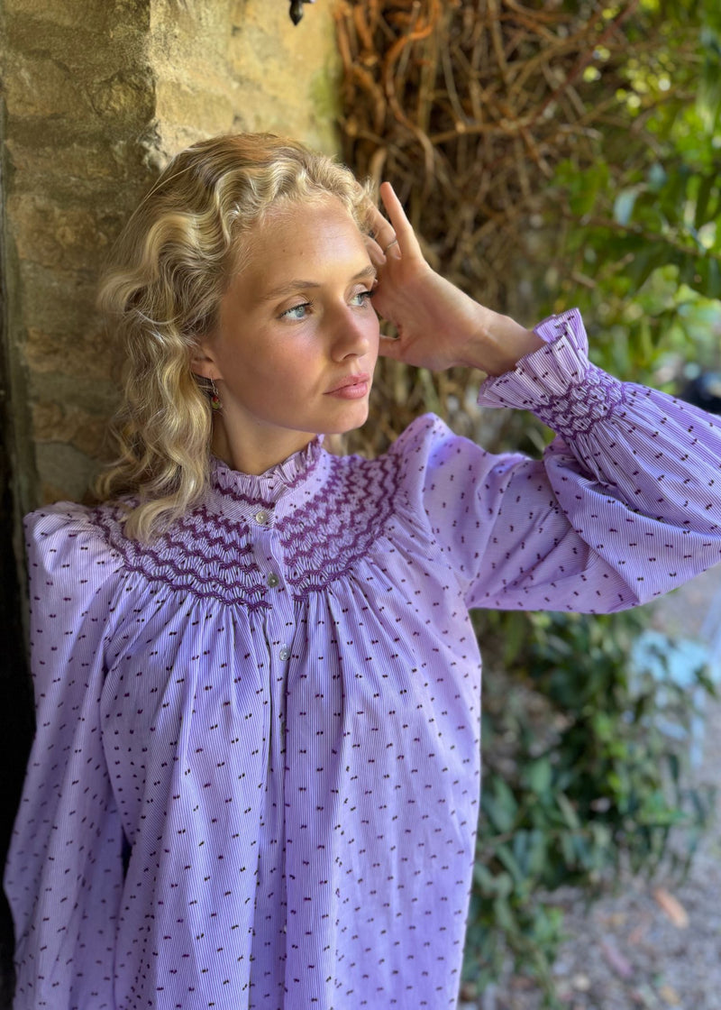 Scholl Blouse Imperial Plumetti with Sunmaid Hand Smocking Edition 27