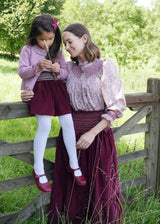 Scholl Women's Blouse with Fallen Leaves Hand Smocking made with Liberty Ava Edition 14