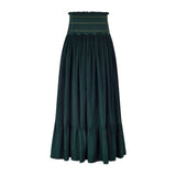 Sullivan Women's Skirt Pine Tree Needlecord with Nordic Sparkle Hand Smocking