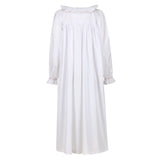 Mother Teresa Women's Nursing & Maternity Dress Long Sleeves with Mermaid Tail Kir Royale Hand Smocking
