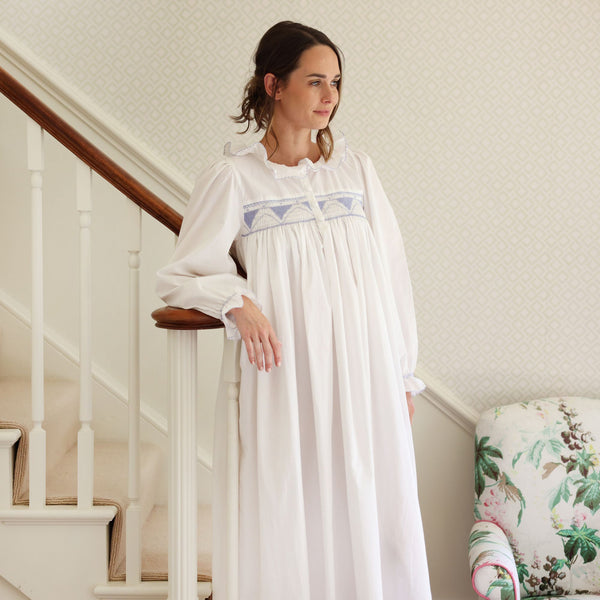 Women's Mother Teresa Nursing & Maternity Night Dress Long Sleeves