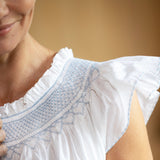 Ada Lovelace Women's Night Dress with Bluebell Hand Smocking