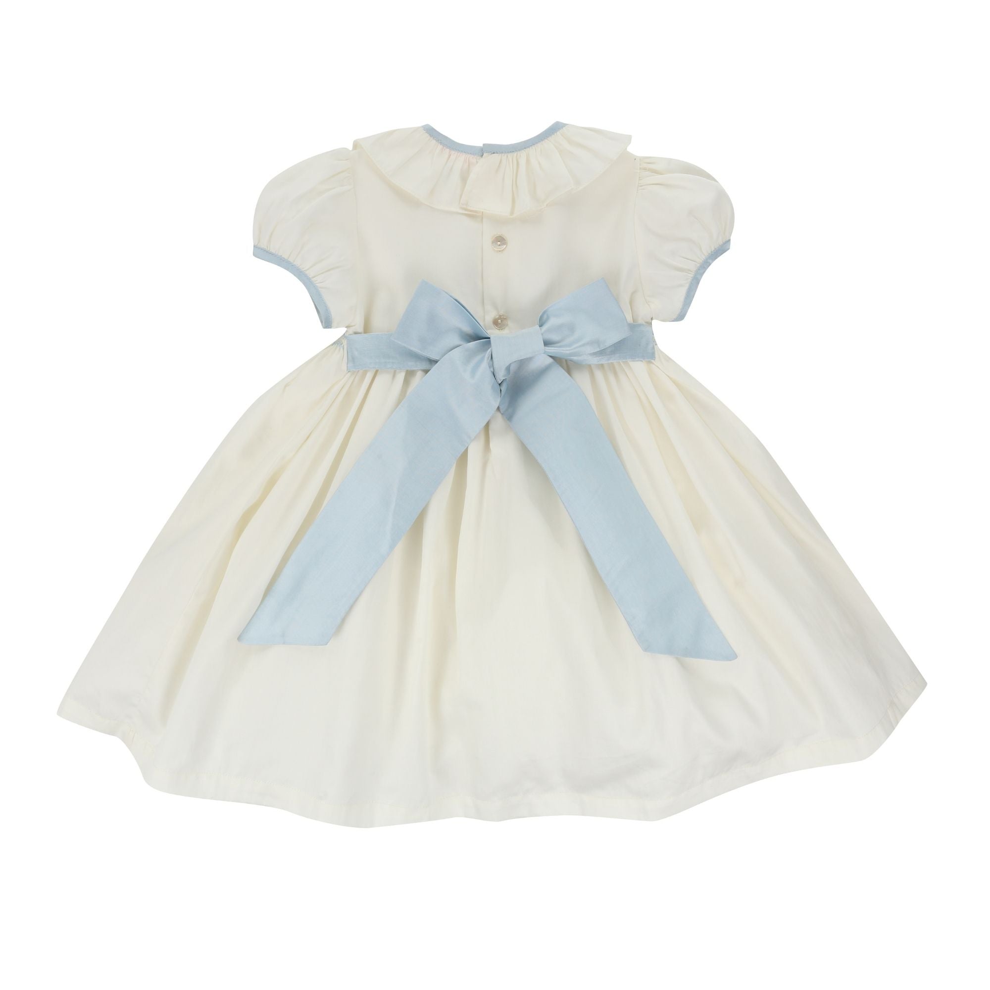 Diana Special Occasion Dress with Forget Me Not Hand Smocking