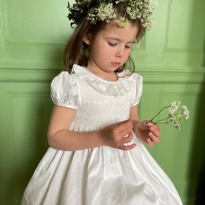 Diana Special Occasion Dress with Lily Hand Smocking