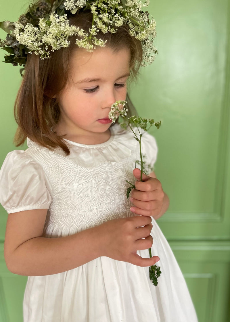 Diana Special Occasion Dress with Lily Hand Smocking