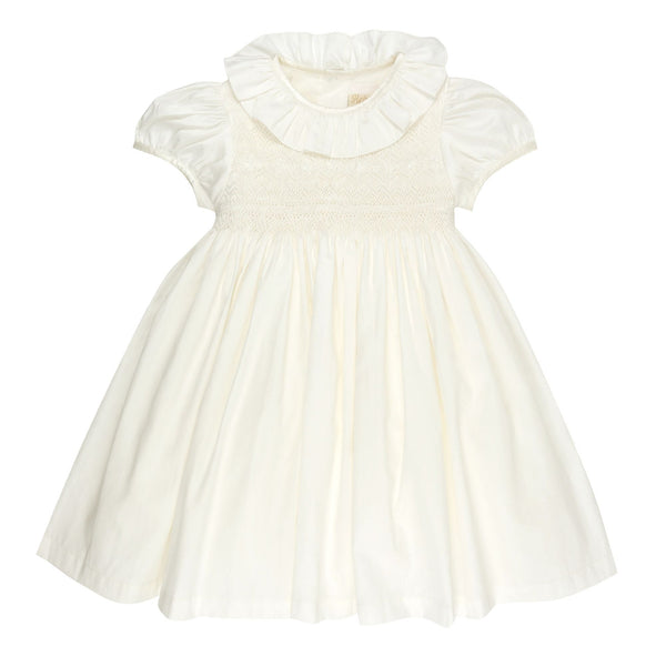 Diana Special Occasion Dress with Madonna Lily Hand Smocking