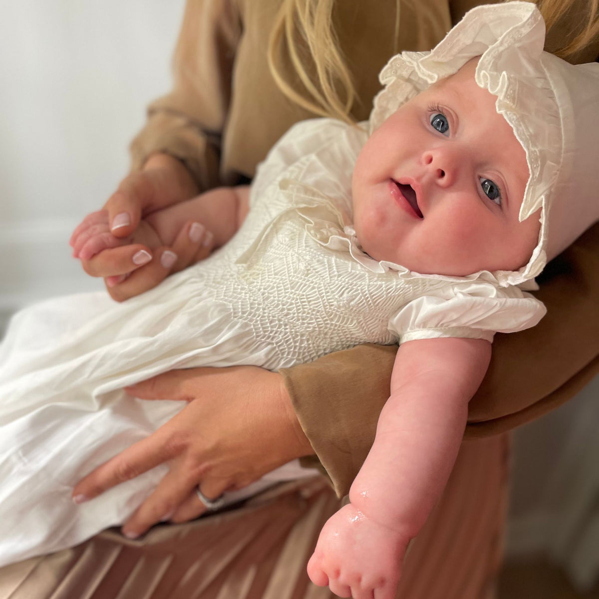 Eve Hand Smocked Special Occasion Gown