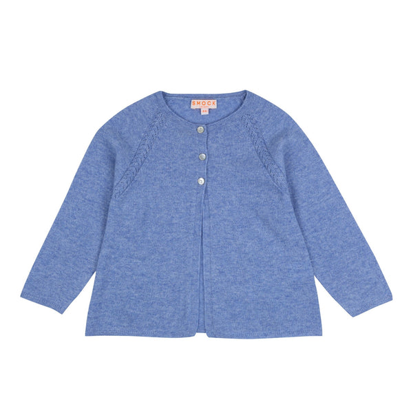 Keller Cashmere Cardigan Cornflower