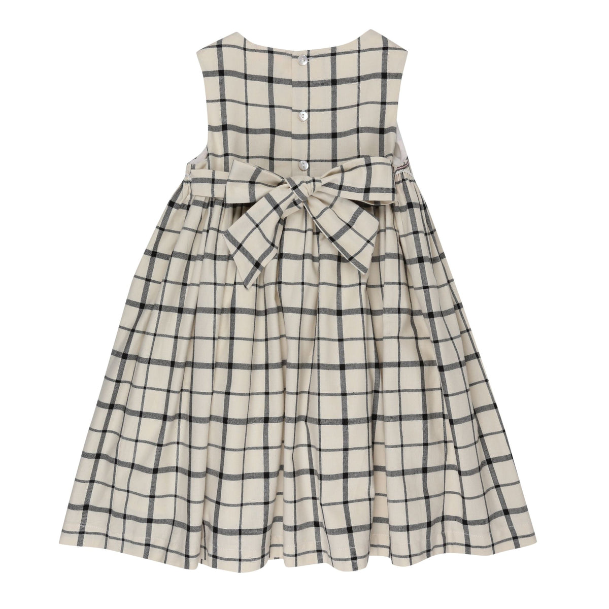6-8y Tubman Pinafore Checkmate with Palais Royale Hand Smocking
