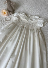 Eve Hand Smocked Special Occasion Baby Gown